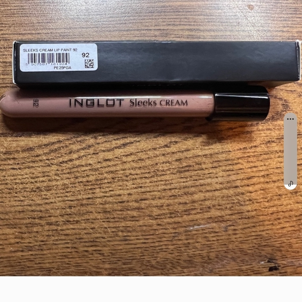NWT Inglot Sleeks Cream Lip Paint/Rouge#92